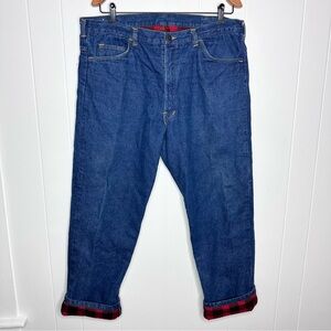 Vintage Madewell Men’s Flannel Lined Jeans